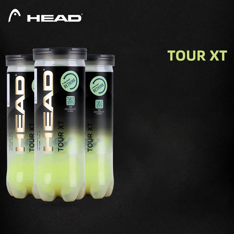 HEAD Professional Tennis 4B TEAM Tour X Training Balls - High Elasticity, Durable, and Resistant Pro Match Balls (3 Pack)