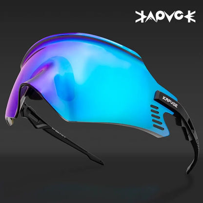 Photochromic Sunglasses for Outdoor Sports - UV400 Protection Goggles Glasses for Road & Mountain Bicycle Cycling - 1 Lens