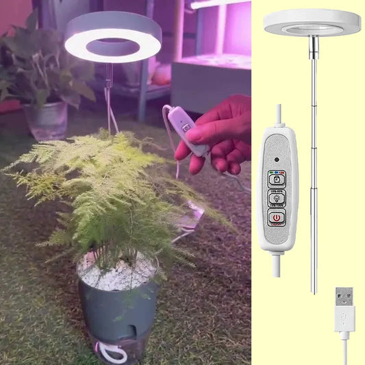 USB LED Grow Light Full Spectrum Phyto Lamp - 5V Plant Growth Lighting for Indoor Plants - Phytolamp for Optimal Plant Growth