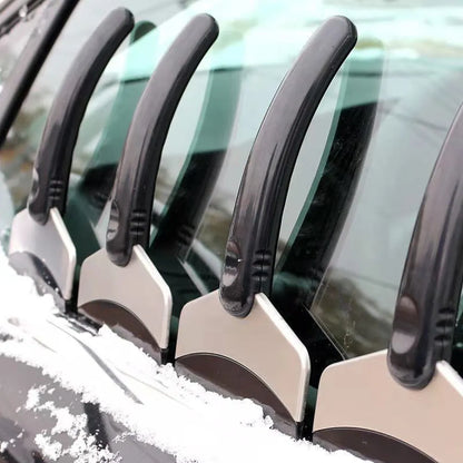 Stainless Steel Car Ice Scraper and Snow Shovel - Windshield Snow Removal Tool for Winter Car Accessories