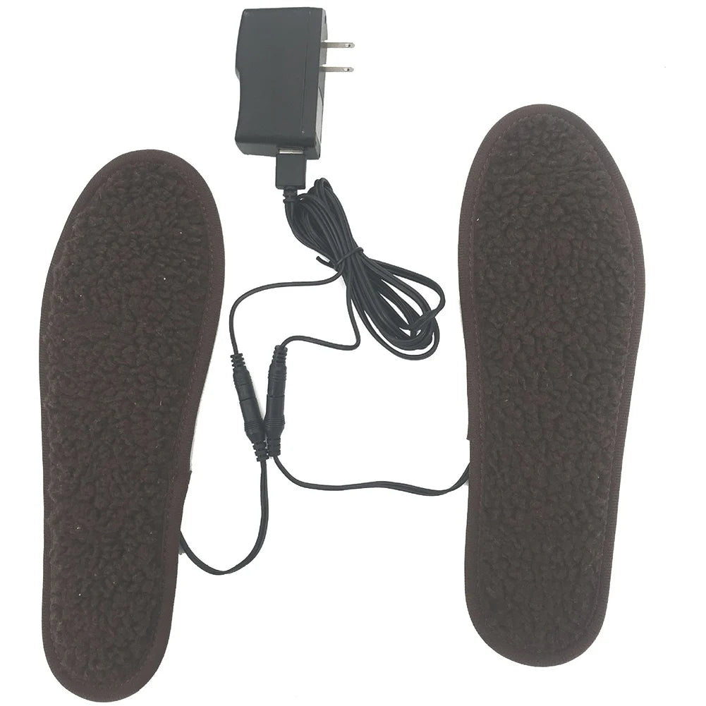 USB Heated Shoe Insoles - Electric Foot Warming Pad for Winter Outdoor Sports | Warm Sock Pad Mat