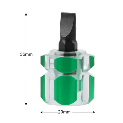 Car Fender Repair Slotted & Phillips Screwdriver Set - Mini Hand Tools for Short Small Split Accessories - Retrofit Kit