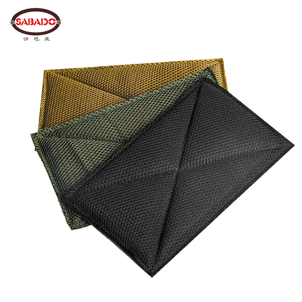 Sabado Breathable Cushion Mesh Pad for Tactical Chest Rigs - D3CRM MK3 MK4 Hunting Vest Carrier Plate Accessories with Hanging Loop Patch