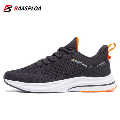 Baasploa 2022 Lightweight Running Shoes for Men – Designer Mesh Casual Sneakers, Lace-Up Outdoor Sports Tennis Shoes