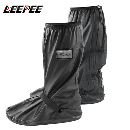 Reusable Motorcycle Scooter Rain Shoe Covers – Non-Slip Boot Protectors for Dirt Bikes and Bicycles – Unisex for Rainy and Snowy Days