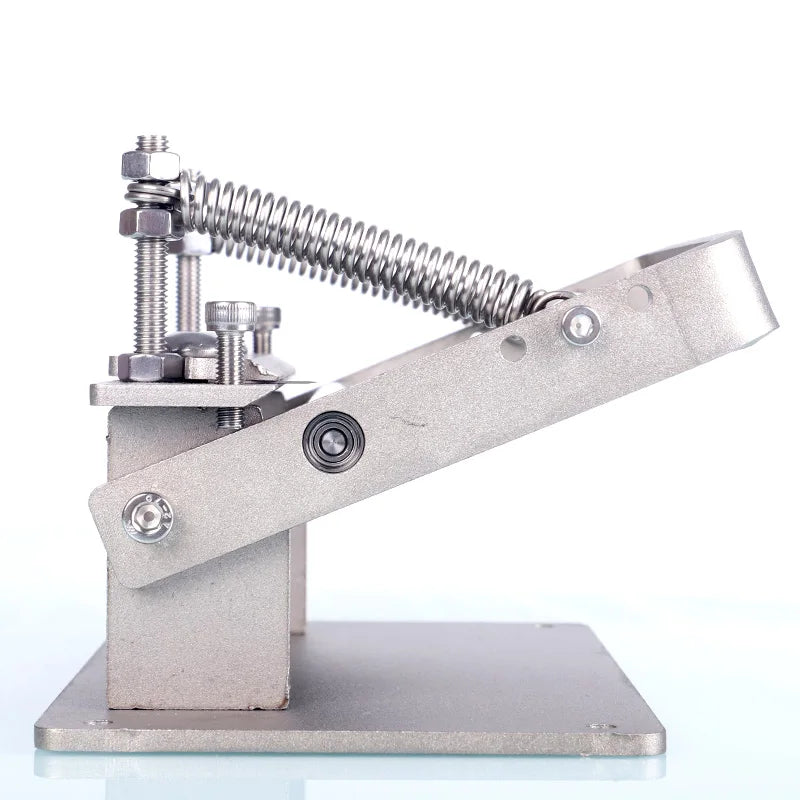 304 Stainless Steel Craft Leather Splitter Machine: DIY Manual Cutting Peeler Rolling Bearing Tool with 10 Blades - 100MM*18MM