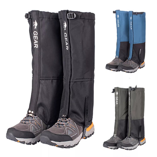 Waterproof Outdoor Travel Leg Warmers: Hiking Leg Gaiters for Climbing, Camping, and Winter Tours - Snow Foot Covers for Protection