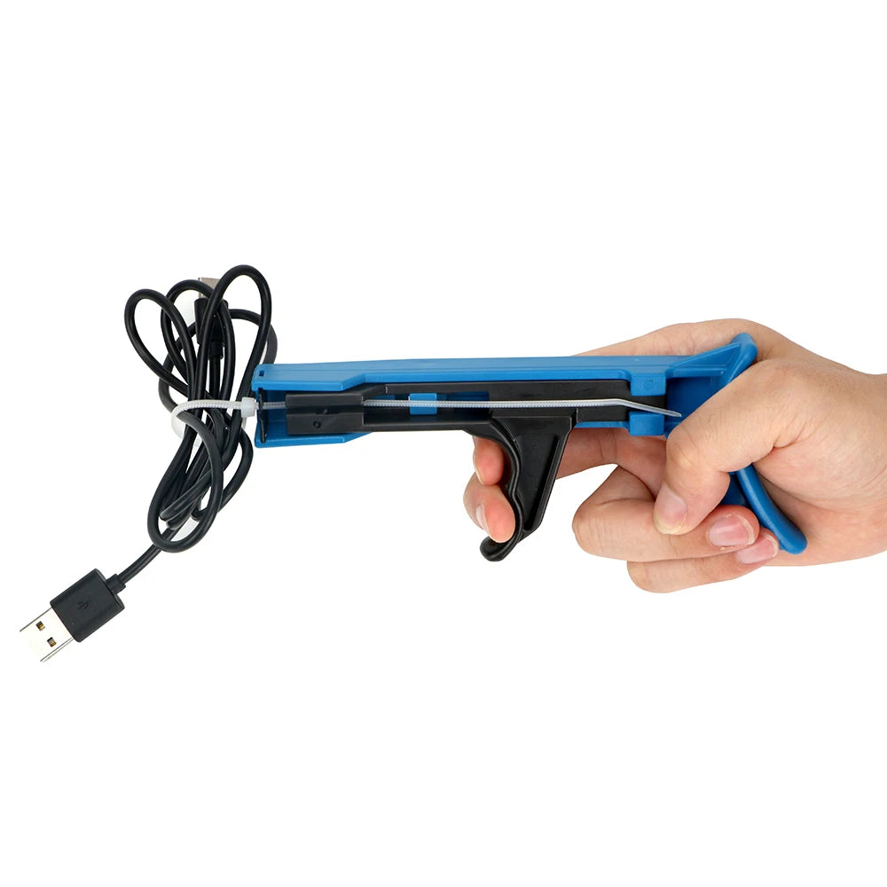 TG-100 Automatic Tensioning Cable Tie Gun - Special Pliers Hand Tool for Fastening and Cutting Nylon Cable Ties