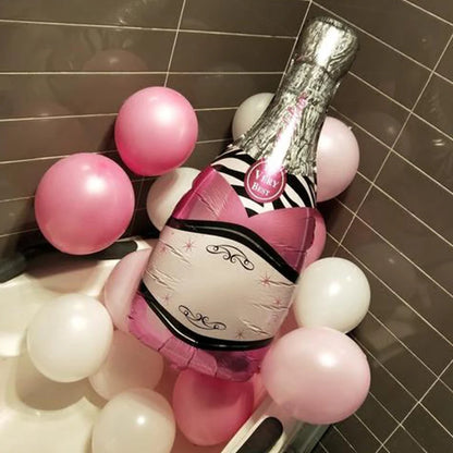 Big Helium Champagne Goblet Balloon - Adult Wedding and Birthday Party Decorations, Kids Balloons, Globos for Events and Party Supplies