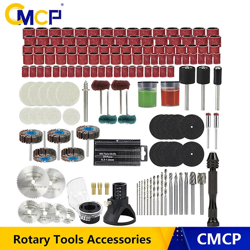 CMCP Rotary Tool Accessories: Sanding, Polishing, Grinding Tool Abrasives - Wood and Metal Engraving Dremel Accessories