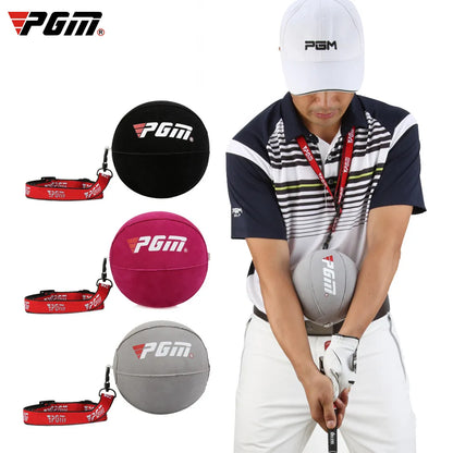 PGM Inflatable Golf Smart Ball Trainer - Portable Swing Arm Corrector for Posture Auxiliary Correction, Golf Training Aid