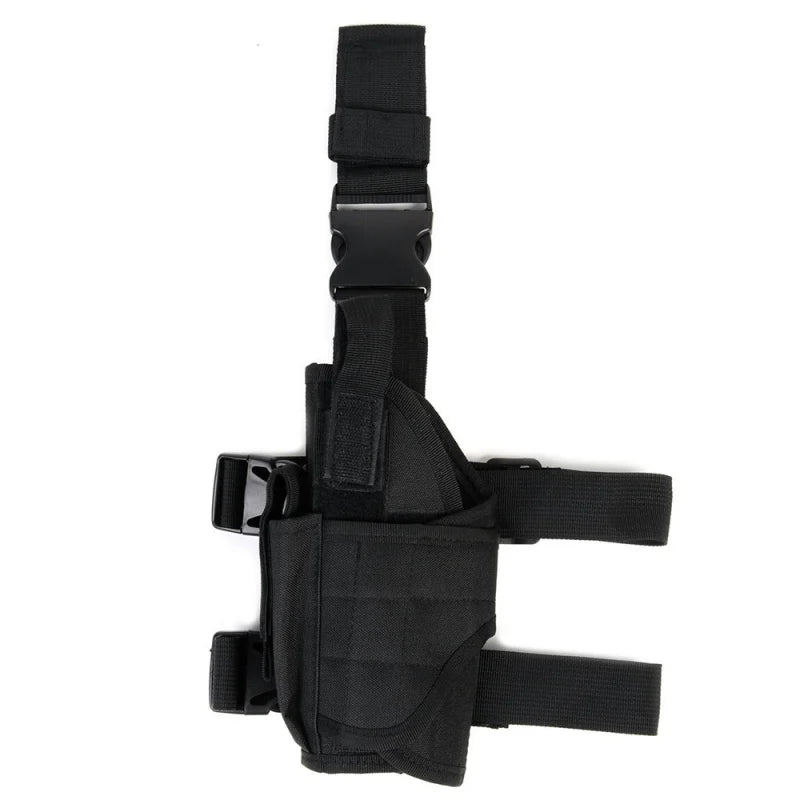 Universal Tactical Tornado Drop Leg Thigh Holster - Left/Right Hand Gun Holster for Hunting, Military, Airsoft, Glock Handgun Holder Bag