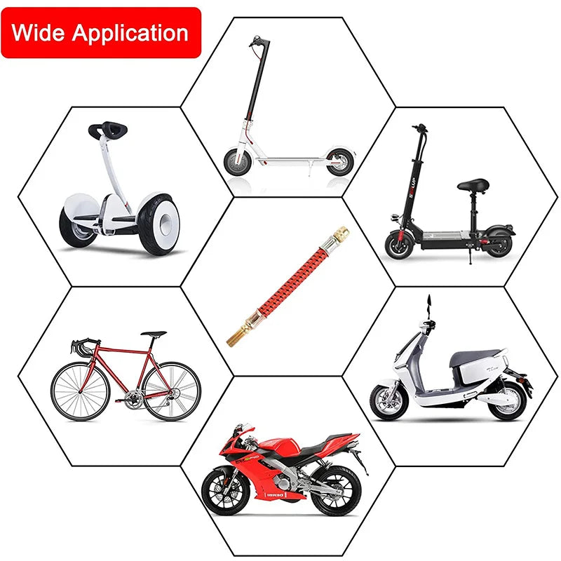 Xiaomi Mijia M365 Tire Inflator Tyre Valve Extension Adaptor - Extended Nozzle Scooter Accessories for Electric Scooter Air Pump