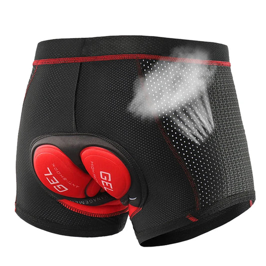 NEWBOLER Breathable Cycling Shorts - 5D Gel Pad Shockproof MTB Road Bike Underwear for Men, Bicycle Underpants