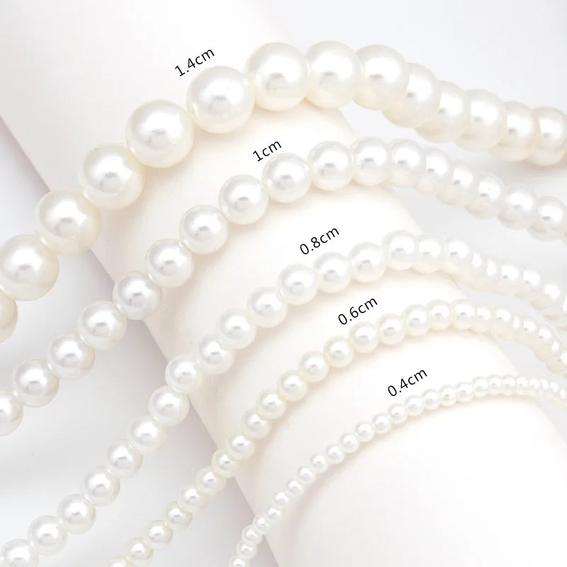 Vintage Style Imitation Freshwater Pearl Chain Necklace for Women – Simple, Elegant Fashion Jewelry, Perfect Wedding or Love Gift