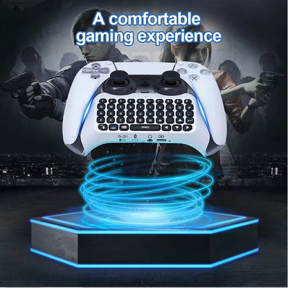 Wireless Bluetooth Keyboard for PS5 Controller Handle | ChatPad Bluetooth Keyboard for Playstation 5