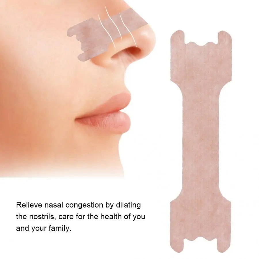 100Pcs Anti-Snoring Nasal Strips: Help Breathing, Reduce Snoring for Better Sleep - Easier Breath Nasal Strips