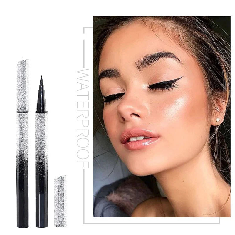 1PC New Black Liquid Eyeliner – Long-Lasting Waterproof Eye Liner Pencil Pen for Women, Makeup Cosmetic Tool