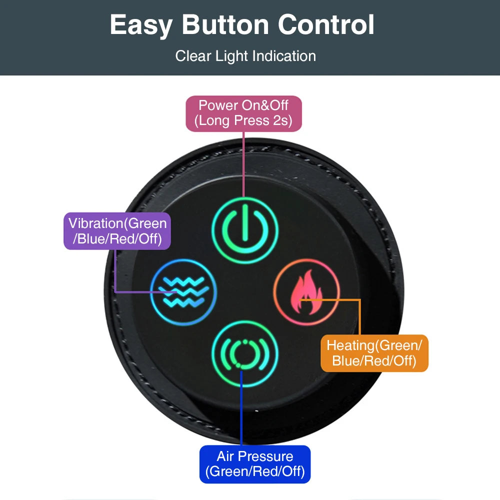 Electric Ankle Foot Massager - Multifunctional Brace with Vibration, Hot Compress, and Smart Air Pressure for Relaxation