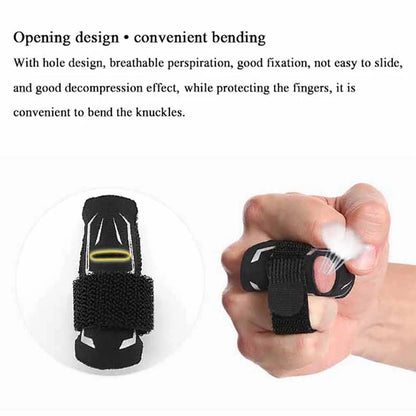 Washable Finger Splint Wrap - Professional Anti-Slip Fingers Guard Bandage - Sport Protective Cover Brace Support with Breathable Design