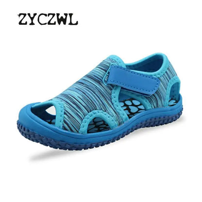 Summer Baby Boys' Sandals – Soft Bottom Beach Sandals for Kids, Non-Slip, Unisex, Outdoor Anti-Collision Shoes