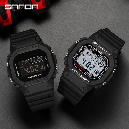 SANDA Fashion Top Brand G Style Digital Watch – Waterproof, Men's Sport Watch, Electronic Watch for Boys & Girls, Relogio Masculino