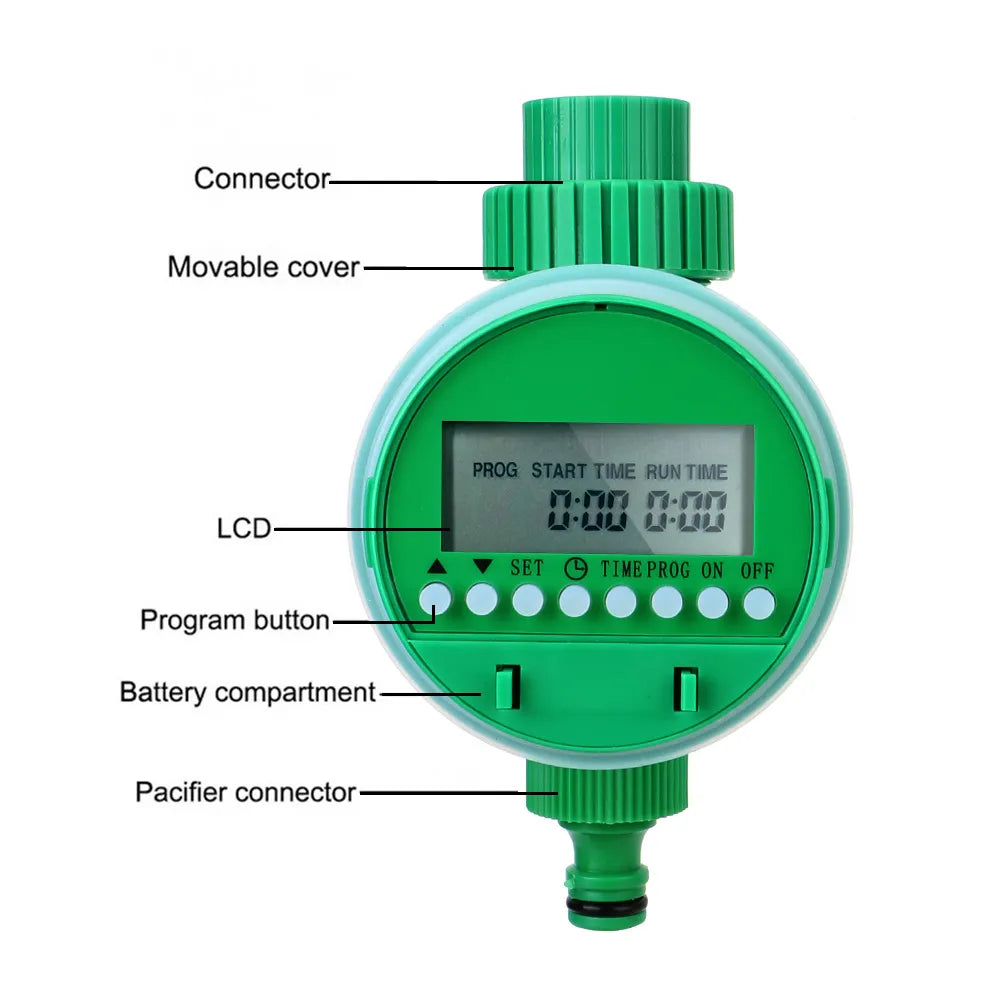 Effortless Garden Care with the Automatic Irrigation Timer and LCD Display Valve Controller