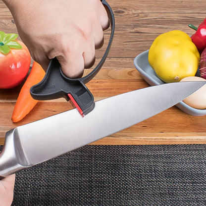2-in-1 Professional Handheld Sharpener - Sharpen Scissors and Blades with Ease - Essential Kitchen Knife Accessories