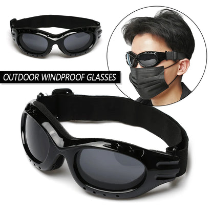 Outdoor Sports Goggles: Windproof UV400 Lens, Anti-Fog, for Cycling, Skiing, Snowboarding - Unisex Motorcycle & Cycling Sunglasses