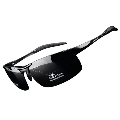 New Cook Shark Aluminum Magnesium Sunglasses - HD Polarized Men's Driving Glasses - Trendy Colorful Eyewear