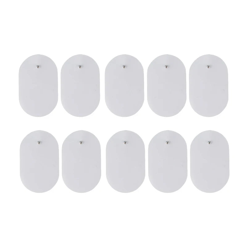 10/20Pcs 3.5mm Plug Gel Electrode Pads: Nerve Muscle Stimulator TENS Acupuncture Pulse Electric Massager Slimming Massager