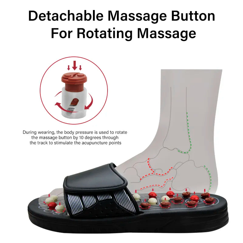 Revitalize Your Feet with Foot Massage Slippers - Reflexology Acupuncture Therapy Massager for Ultimate Comfort and Relaxation