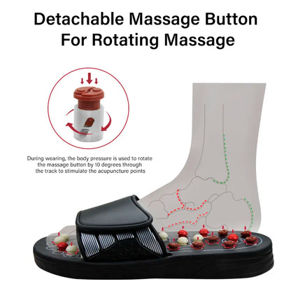 Revitalize Your Feet with Foot Massage Slippers - Reflexology Acupuncture Therapy Massager for Ultimate Comfort and Relaxation