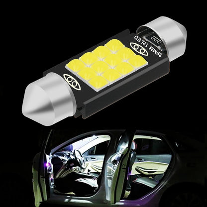 Super Bright LED Festoon Bulbs 31mm/36mm/39mm/41mm C5W C10W C3W - Canbus Car Dome Light - Auto Interior Reading Lamps, White 12V