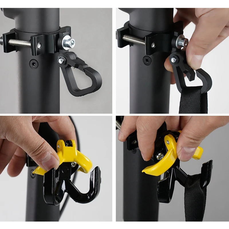 Aluminium Alloy Hanging Bag Hook: Claw Hanger Gadget for NINEBOT MAX G30 Electric Scooter - E-bike Accessories