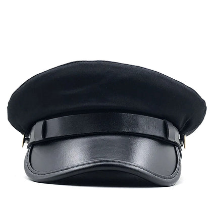 2020 Unisex Flat Beret Cap - Red and Black Navy Hat, Hot Sale Street Style, Suitable for Men and Women