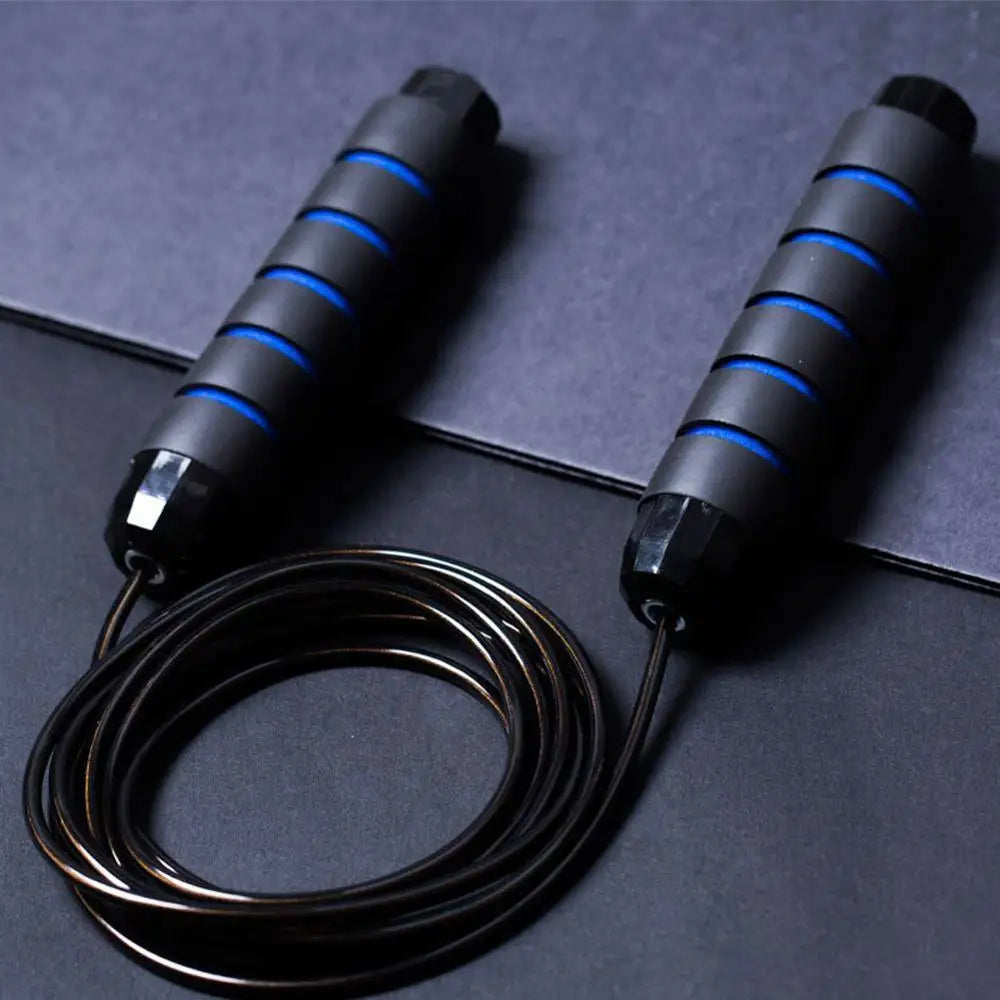 Weighted Professional Crossfit Jump Rope: Fitness Boxing Training Skipping Rope - Gym Workout Exercise Jumprope, Home Equipment