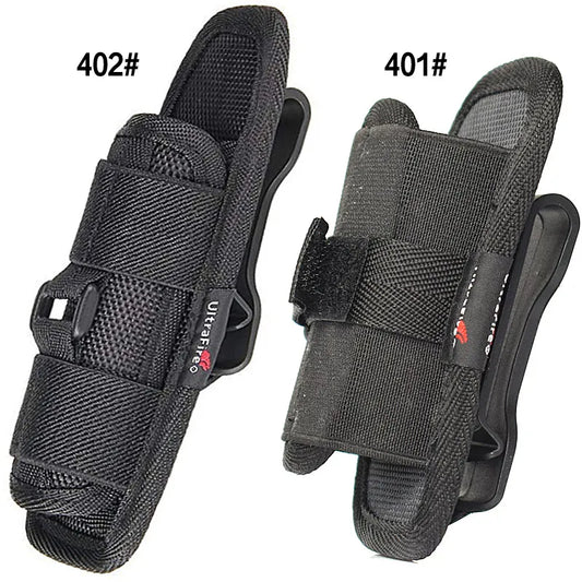 Nylon Sleeve with 360° Rotatable Waist Clip: Flashlight Cover and Belt Clip - UltraFire Flashlight Accessories