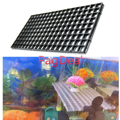 Multi-Function Fish Tank Separator | Aquarium Divider Board | Undergravel Bottom Isolation Board | Filtration Net Grid Plate Tray