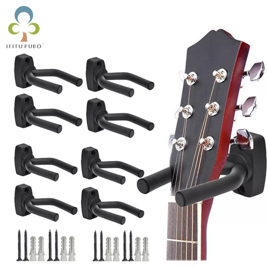 Wall Mount Guitar Hanger Holder Hook - Pack of 2/4/6/10 for Electric & Acoustic Guitars - ZXH Accessory