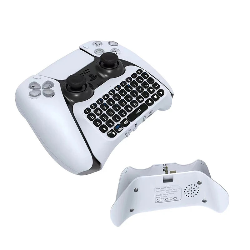 Wireless Bluetooth Keyboard for PS5 Controller Handle | ChatPad Bluetooth Keyboard for Playstation 5