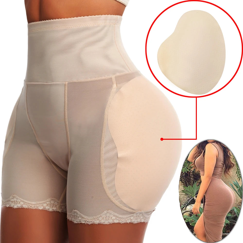 Hip Shapewear Panties for Women - Butt Lifter, Push-Up Body Shaper with Pads for Enhanced Shape and Comfort