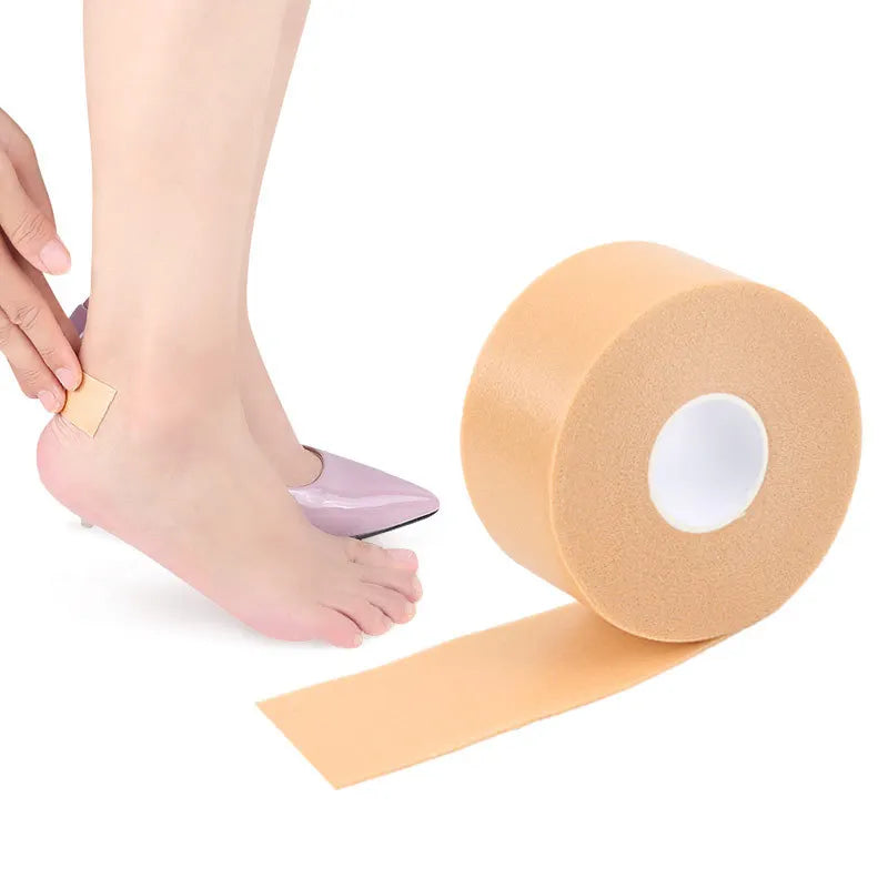 5M Silicone Gel Heel Cushion Protector Tape - Foot Care Insole Stickers for Women's Shoes, Comfortable Heel Pads