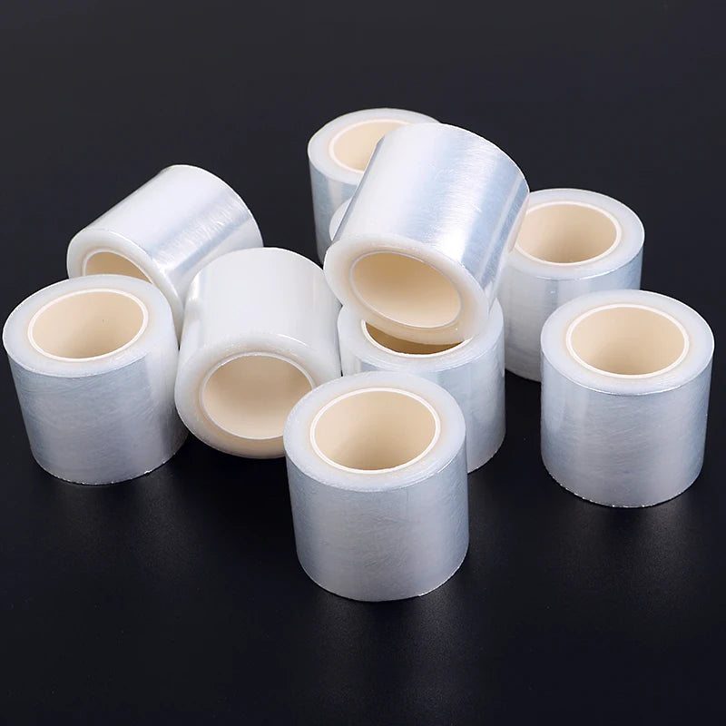 5/10pcs Tattoo Film Wrap - Clear Microblade Plastic Cover, 42mm*200mm, Disposable Eyebrow Lips Transparent PMU Supplies