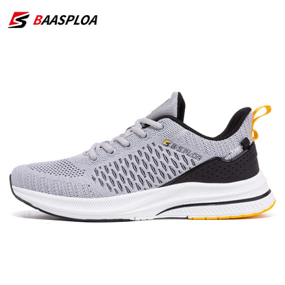 Baasploa 2022 Lightweight Running Shoes for Men – Designer Mesh Casual Sneakers, Lace-Up Outdoor Sports Tennis Shoes