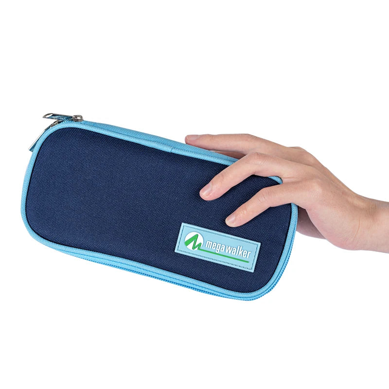 Insulin Cooler Bag MegaWalke - Portable Diabetic Insulated Travel Case - Aluminum Foil Ice Bag for Temperature Control