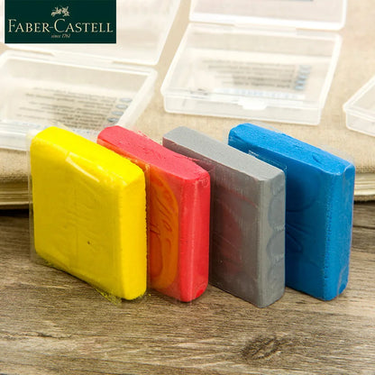 Faber-Castell Plasticity Rubber Soft Art Eraser: Highlight Wipe Kneaded Rubber - Perfect for Art, Painting, Design Sketching, and Stationery