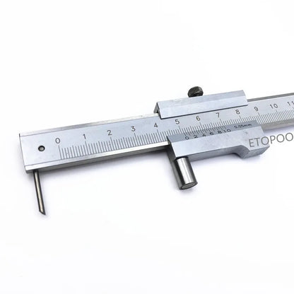 0-200mm Marking Vernier Caliper with Carbide Scriber - Parallel Marking Gauge Ruler, Measuring Instrument Tool + 1ps Needle