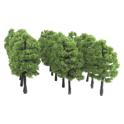 20/70pcs Plastic Model Train Miniature Trees - Perfect Railroad Decoration and Landscape Accessories for Kids' Toys