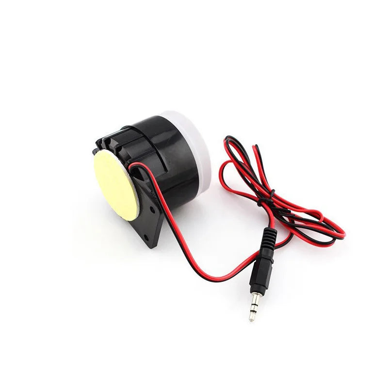 WOFEA 130dB Wired Mini Sound Alarm Siren Horn: Compatible with DC5V, 9V, 12V Alarm Systems